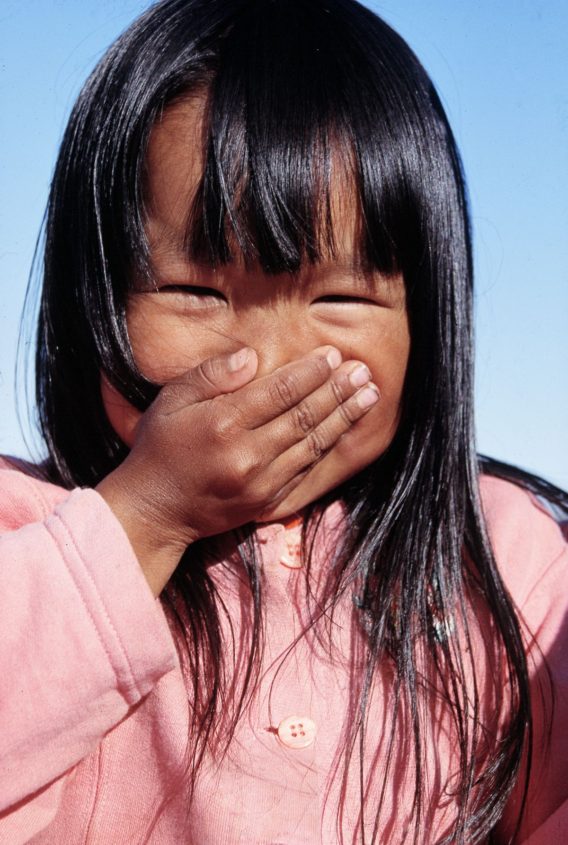 Child in East Greenland Sermiligaq, photo Malin Skinnar