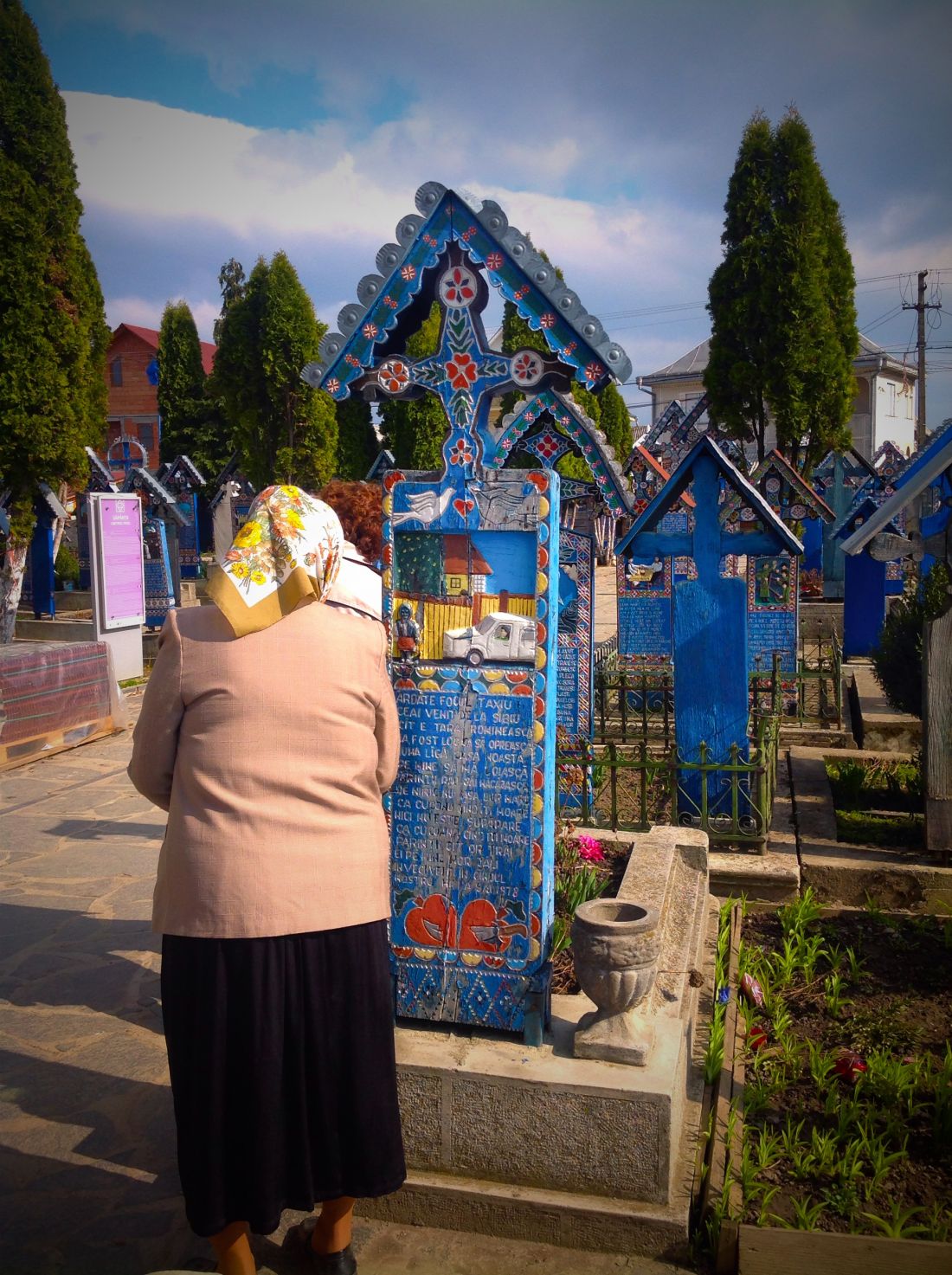 Kyrkogård Sapanta Rumania