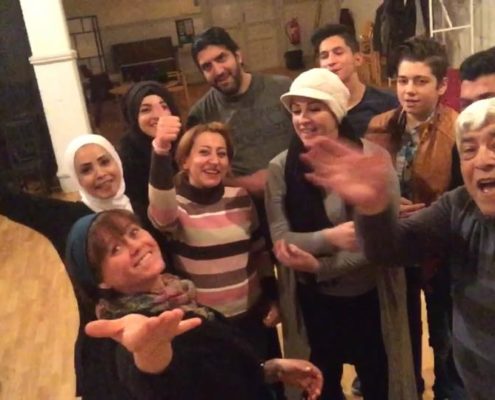Mohamad Kheir Alaliwis svensk-syriska teatergrupp Freden i Helsingborg