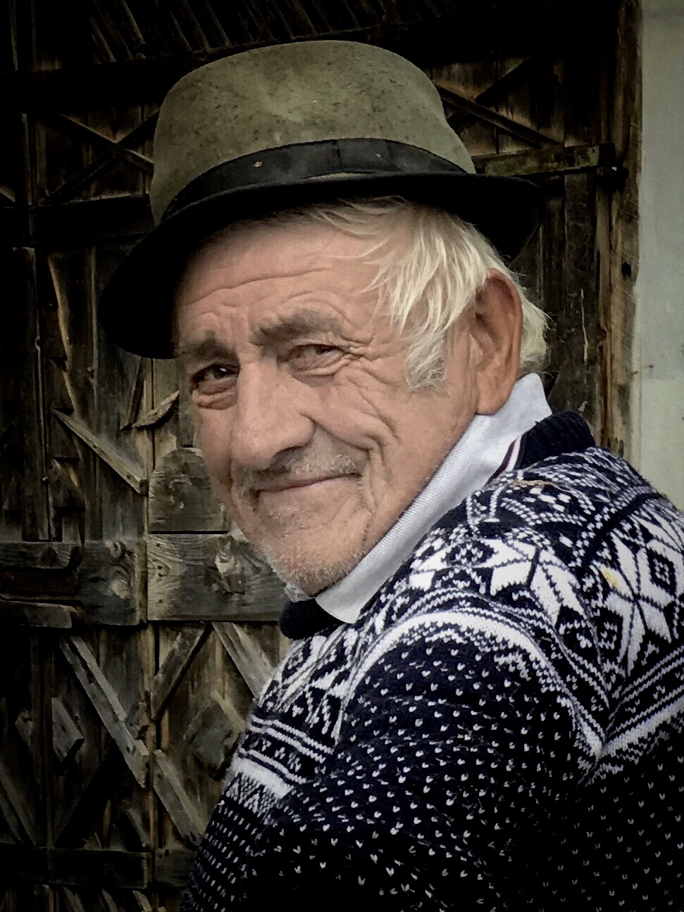 Gospodar Timotei Filip, Cupseni, Romania, portrait by Malin Skinnar